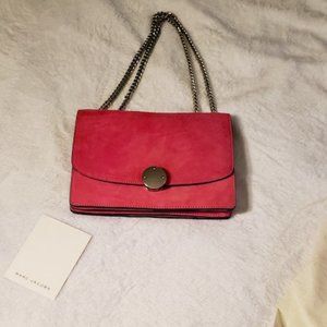 Marc Jacobs Trouble bag in Fuschia Pink Suede